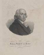 Unbekannter Künstler - Porträt von Johann Gottfried von Herder (1744-1803)