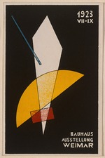 Moholy-Nagy, Laszlo - Karte für Bauhaus-Ausstellung