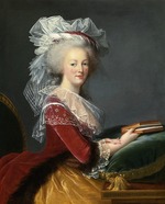 Vigée Le Brun, Louise Élisabeth - Marie Antoinette mit einem Buch