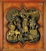 Ghiberti, Lorenzo - Die Opferung Isaaks. Tafel für die Pforte am Baptisterium San Giovanni