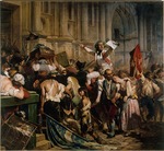 Delaroche, Paul Hippolyte - Die Sieger der Bastille vor dem Hôtel de Ville am 14. Juli 1789