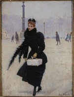 Béraud, Jean - Pariserin, Place de la Concorde