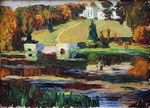 Kandinsky, Wassily Wassiljewitsch - Skizze zu Achtyrka, Herbst