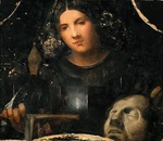 Giorgione, (Werkstatt) - David mit dem Haupt des Goliath