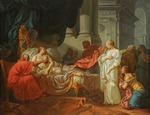 David, Jacques Louis - Erasistratos erkennt den Grund von Antiochus' Leiden