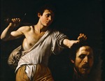 Caravaggio, Michelangelo - David mit dem Haupt des Goliath