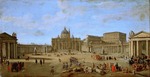 Wittel (Vanvitelli), Caspar Adriaensz. van - Petersplatz in Rom
