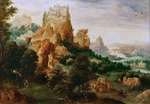 Herri met de Bles, Henri de - Landschaft mit dem Gleichnis vom Barmherzigen Samariter
