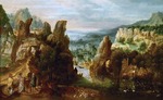 Herri met de Bles, Henri de - Landschaft mit dem Gang nach Emmaus