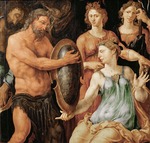 Heemskerck, Maarten Jacobsz, van - Thetis empfängt von Vulkan den Schild für Achill
