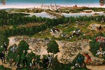 Cranach, Lucas, der Jüngere - Hirschjagd des Kurfürsten Johann Friedrich