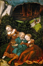 Cranach, Lucas, der Ältere - Lot und seine Töchter