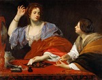 Vouet, Simon - Martha tadelt ihre eitle Schwester Maria Magdalena