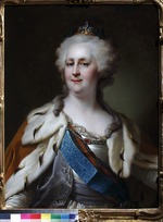 Lewizki, Dmitri Grigoriewitsch -  Porträt der Kaiserin Katharina II. (1729-1796)