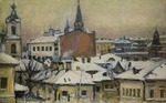 Surikow, Wassili Iwanowitsch - Blick auf den Kreml