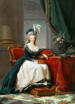 Vigée Le Brun, Louise Élisabeth - Porträt von Marie Antoinette (1755-1793), Königin von Frankreich