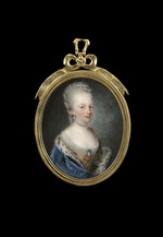 Pasquier, Pierre - Porträt von Marie Antoinette (1755-1793), Königin von Frankreich