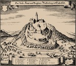 Merian, Matthäus, der Ältere - Burg Rusteberg. Topographia Sueaviae