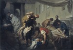 Subleyras, Pierre - Der Heilige Camillo de Lellis rettet die Kranken des Ospedale di Santo Spirito in Sassia während der Tiberüberschwemmung 1598