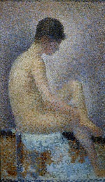 Seurat, Georges Pierre - Modell im Profil