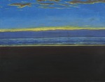 Spilliaert, Léon - Marine, plage sombre (Seelandschaft, dunkler Strand)