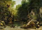 Courbet, Gustave - Der schwarze Bach (Le ruisseau noir)