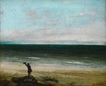 Courbet, Gustave - Le Bord de mer à Palavas (Meeresküste bei Palavas)