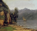 Courbet, Gustave - Vue du Lac Leman