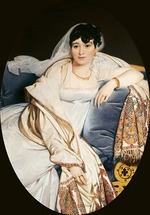 Ingres, Jean Auguste Dominique - Porträt von Madame Rivière