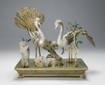 Orientalische angewandte Kunst - Tischdekoration in Form eines Vögel-Paares