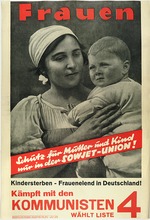 Unbekannter Künstler - Frauen! Kämpft mit den Kommunisten! Wählt Liste 4