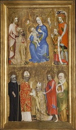 Theoderich von Prag, (Umkreis) - Votivbild des Prager Erzbischofs Johann Ocko von Vlasim