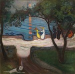 Munch, Edvard - Der Tanz am Ufer
