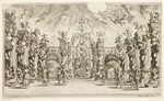 Küsel, Matthäus - Szene aus der Oper Il pomo d'oro (Der goldene Apfel) von A. Cesti anlässlich der Vermählung von Leopold I. mit Margarita Teresa