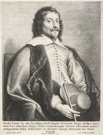 Vorsterman, Lucas, der Ältere - Porträt von Komponist Nicholas Lanier (1588-1666)