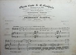 Verdi, Giuseppe - Titelseite der Partitur der Oper Oberto conte di San Bonifacio von Giuseppe Verdi