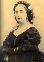 Unbekannter Fotograf - Porträt von Giuseppina Strepponi (1815-1897)