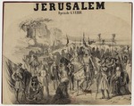 Unbekannter Künstler - Oper Jérusalem von Giuseppe Verdi, am 26. November 1847 im Salle Le Peletier von Théâtre de l'Académie Royale de Musique