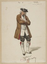 Lormier, Paul - Kostümentwurf zur Oper Louise Miller von Giuseppe Verdi, Paris Opéra, 02.02.1853