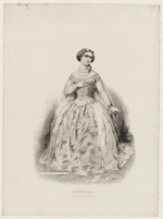 Geoffroy, Charles-Michel - Sophie Cruvelli (1826-1907) in Oper Les Vêpres siciliennes von Giuseppe Verdi