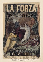Lecocq, Charles - Plakat für die Oper La forza del destino von Giuseppe Verdi
