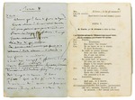 Verdi, Giuseppe - Libretto der Oper La forza del destino von F. M. Piave mit handschriftlichen Notizen des Komponisten