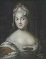 Unbekannter Künstler - Fürstin Jekaterina Alexejewna Dolgorukowa (1712-1747), die Braut des Kaisers Peter II. von Russland