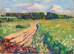 Kandinsky, Wassily Wassiljewitsch - Planegg I. Landschaft bei München