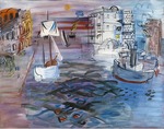 Dufy, Raoul - Hafen mit Segelboot. Hommage an Claude Lorrain
