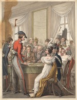 Opiz, Georg Emanuel - Russische Kosaken in Paris 1814