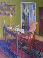 Schestopalow, Nikolai Iwanowitsch - Puschkins Arbeitszimmer im Landgut Michailowskoje