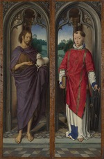 Memling, Hans - Johannes der Täufer und Heiliger Laurentius (Flügel des Pagagnotti-Triptychon)
