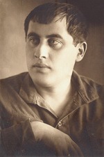 Unbekannter Fotograf - Porträt von Dichter Tizian Tabidse (1895-1937)