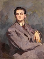 Korowin, Konstantin Alexejewitsch - Porträt von Michail Albertowitsch Kusnezow-Benois
